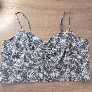 Abercrombie Crop Top with Cut Out